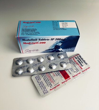 Фото 2 - Модафинил Модвигил (Modvigil Modafinil) 200мг 10табл