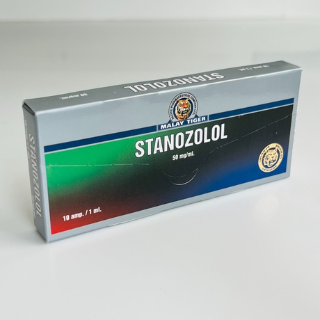 Фото 2 - Станозолол  Малай Тайгер ин'єкції (Stanozolol Malay Tiger) 50мг 1мл