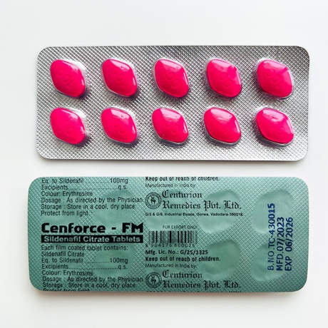 Фото 2 - Cenforce-FM sildenafil (Силденафіл, жіноча Віагра) 100мг 10табл