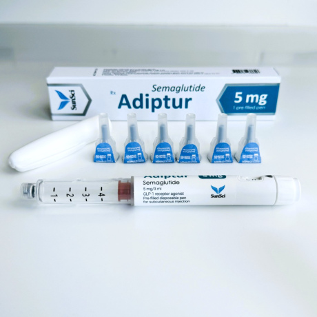 Фото 3 - Семаглутід Adiptur шприц-ручка (Semaglutide) 5мг