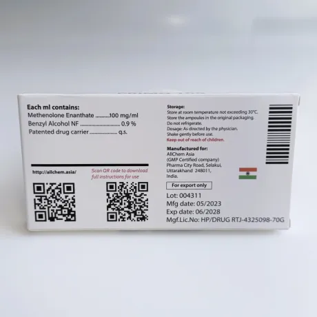 Фото 4 - Примоболан Алчем (Primobolan Allchem Asia) 100мг 1мл