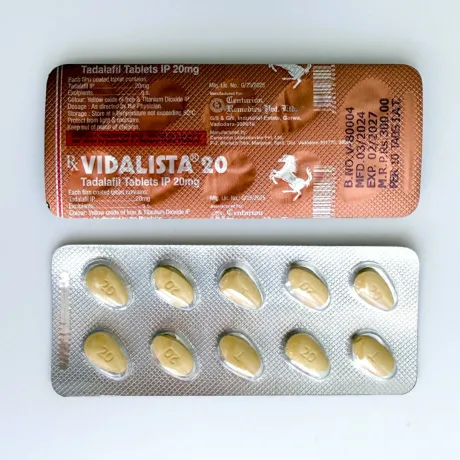 Фото 2 - Vidalista tadalafil cialis(Тадалафил сиалис) 20мг 10табл