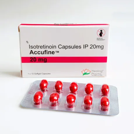 Фото 2 - Аккуфін Ізотретиноїн (Accufine isotretinoin) 20мг 10капс