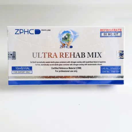 Фото 2 - Пептидна суміш Ultra Rehab Mix ZPHC 50mg (BPC157 + TB500) 5фл по 10мг