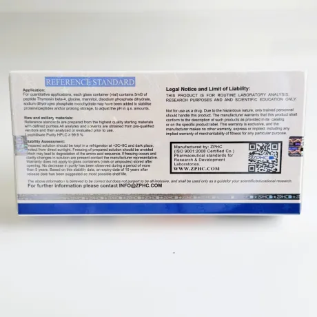 Фото 7 - Пептид TB-500 (Thymosin beta-4) ZPHC 25mg ( Тимозин бета-4) 5фл по 5мг