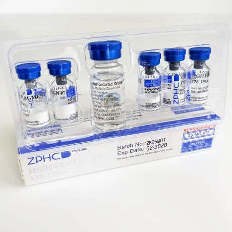Фото 4 - Пептид HGH Fragment 176-191aa ZPHC 25mg ( Фрагмент гормона роста) 5фл по 5мг