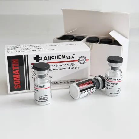 Фото 3 - Гормон роста Алчем (Allchem) 100МЕ (10фл по 10МЕ)