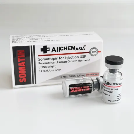 Фото 2 - Гормон роста Алчем (Allchem) 100МЕ (10фл по 10МЕ)