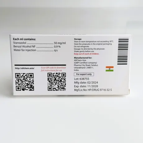 Фото 6 - Винстрол Алчем (Wins Allchem) 50мг 1мл