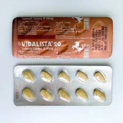 Vidalista tadalafil cialis(Тадалафіл сіаліс) 20мг 10табл